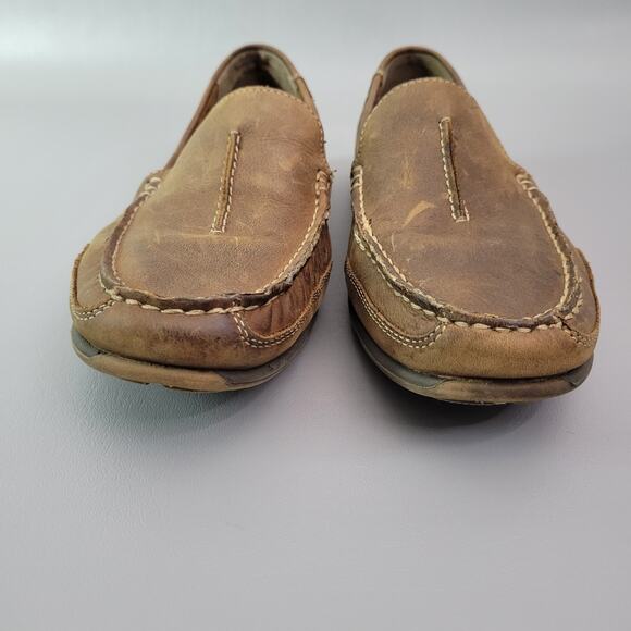 Dockers Men’s Slip On Shoes Micro Suede Memory Foam Size 9.5 Casual Brown - Picture 5 of 10